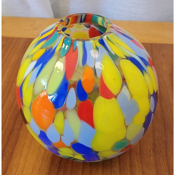 Signed Murano Millefiori Bud Vase – Imperio Rossi – Vetro Artistico #033 –... - Picture 8 of 11